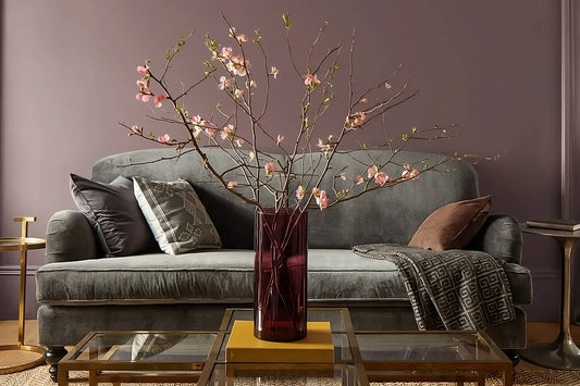 Benjamin Moore Color of the Year 2025 Cinnamon Slate 2113-40 in a living room near Petoskey and Harbor Springs, Michigan (MI)
